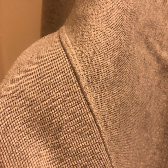 Champion Crew-Neck Cropped Sweatshirt Grey Size XS - Picture 3 of 7